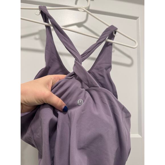 Lululemon Align Keyhole Halter Tank Top Purple Ash 14 - Picture 5 of 5